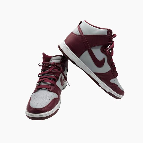 Nike Dunk High Retro‎ Dark Beetroot Sneakers Men’s Size 12 - Picture 2 of 6